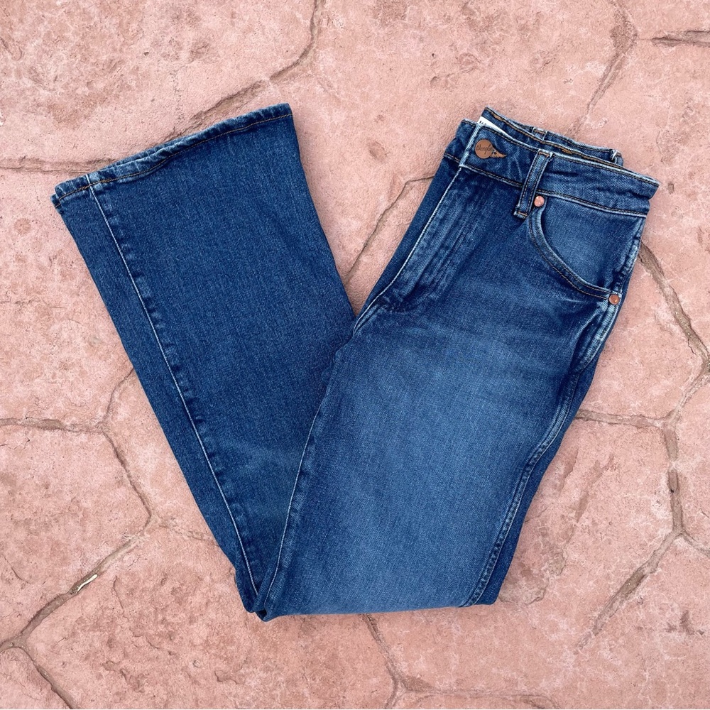 Wrangler | Dark Wash High-Rise Flare Bootcut Jeans
